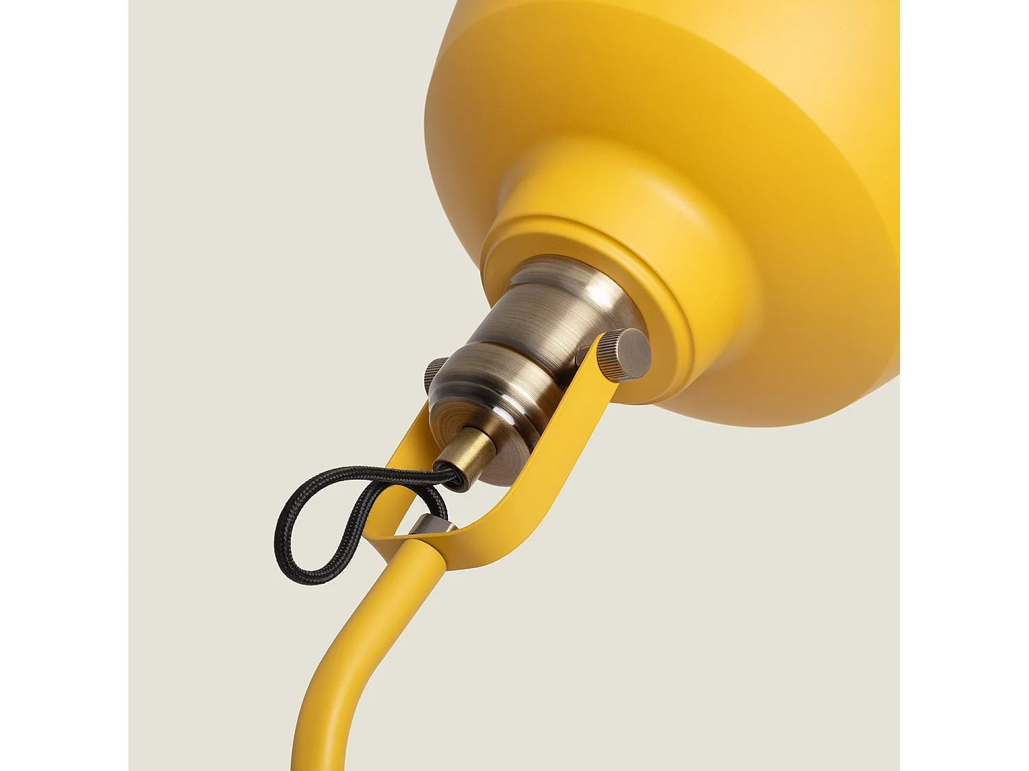 Lampadaire Métal Luise Jaune