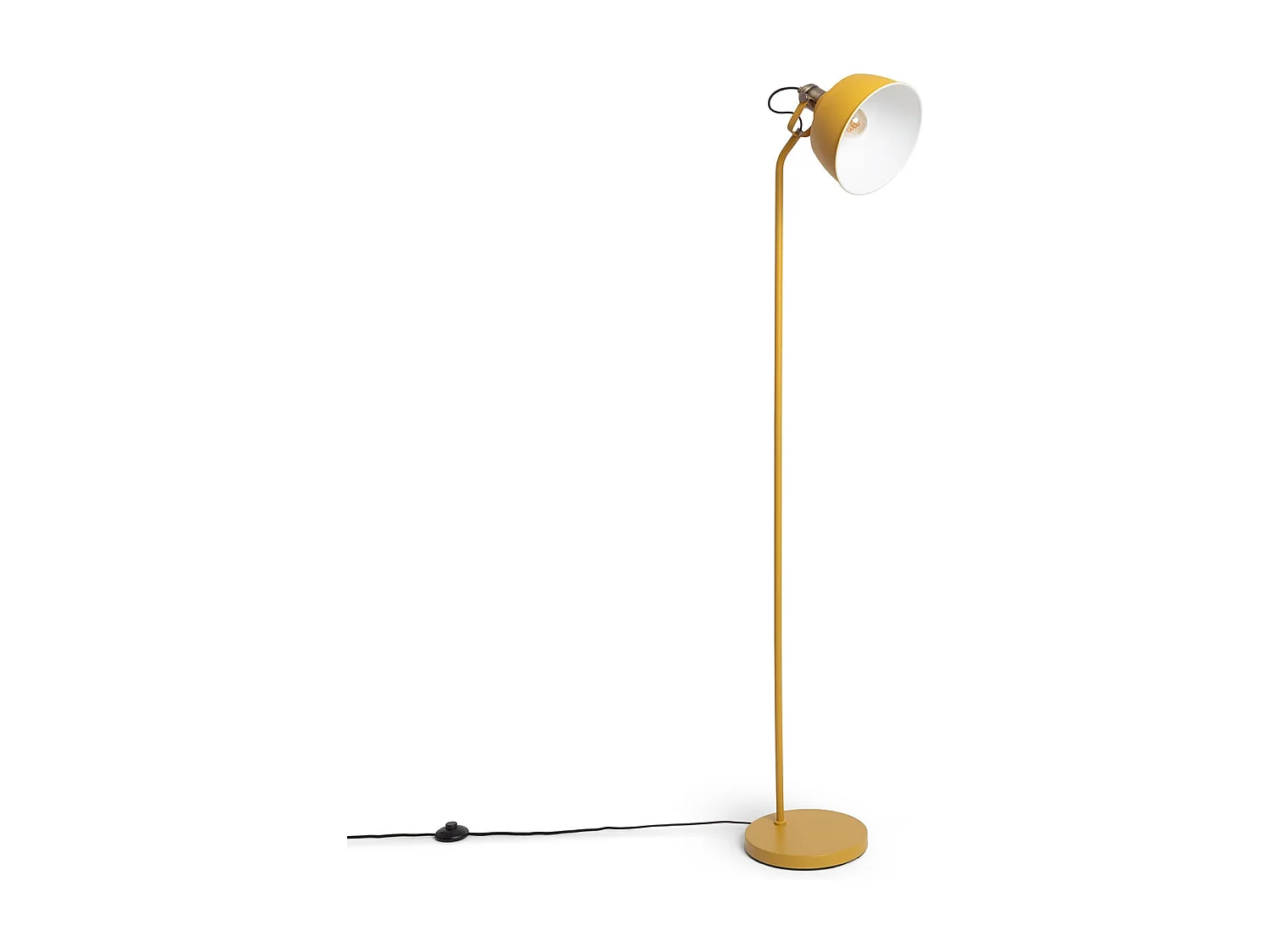 Lampadaire Métal Luise Jaune