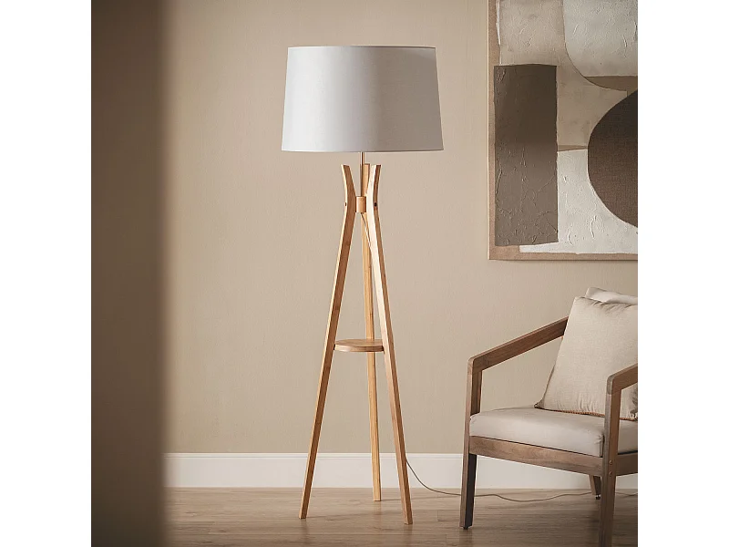 Lampadaire Qaanso Gris