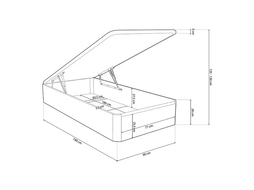 Canapé Luxury 3D Blanco