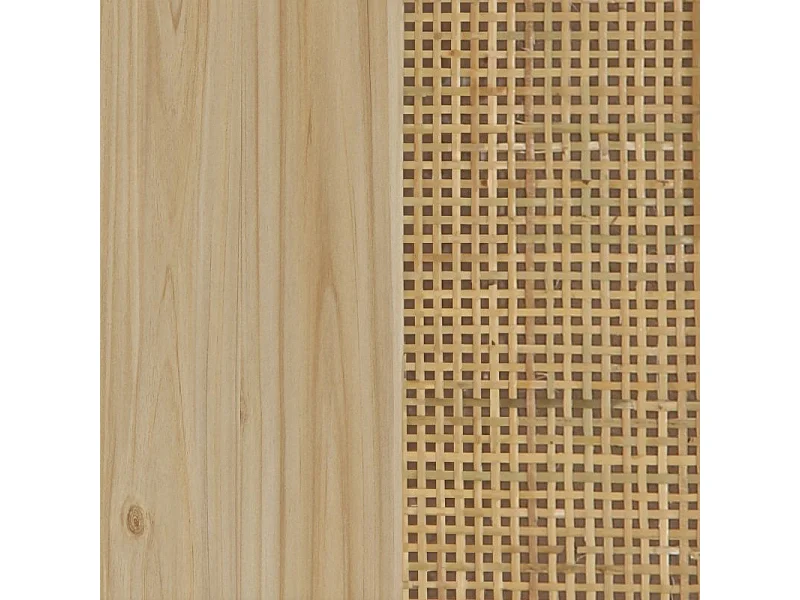 Mesa de estudio Made Pino - Rattan