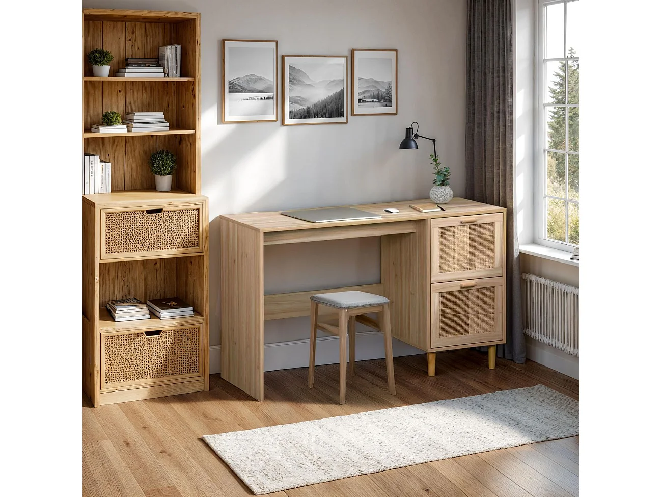 Mesa de estudo fabricada