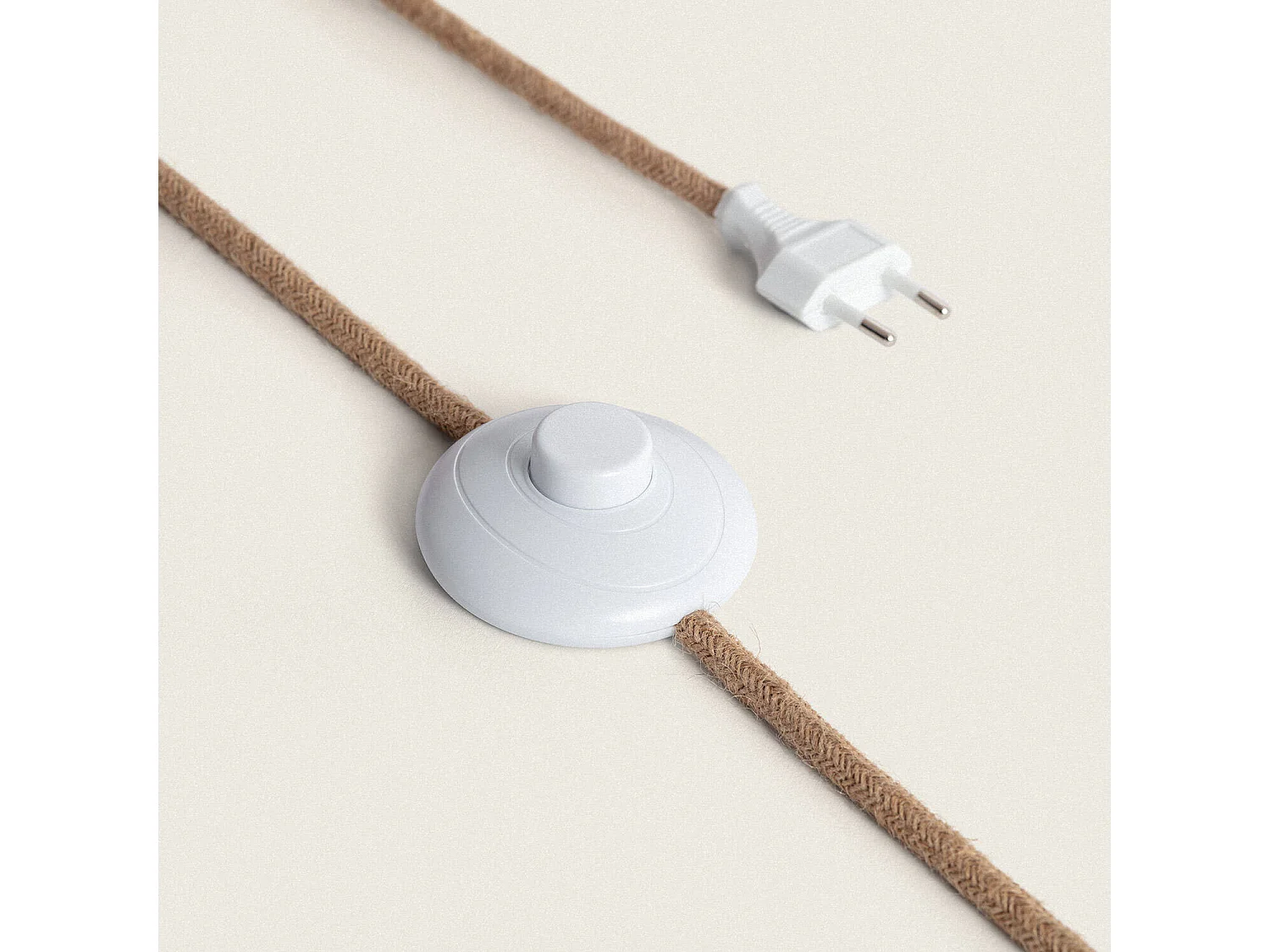 lampadaire en rotin Lasje Naturel