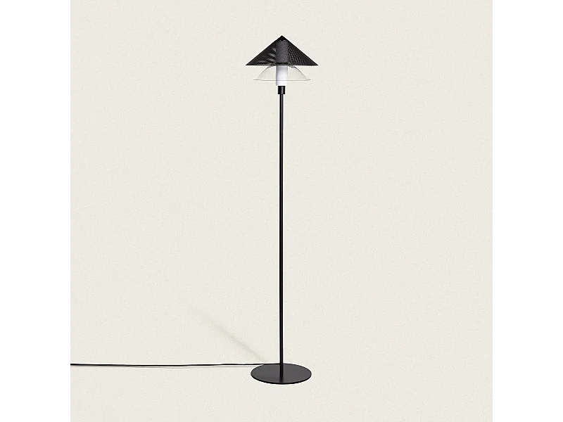 Lámpara de Pie Metal Hesper Negro