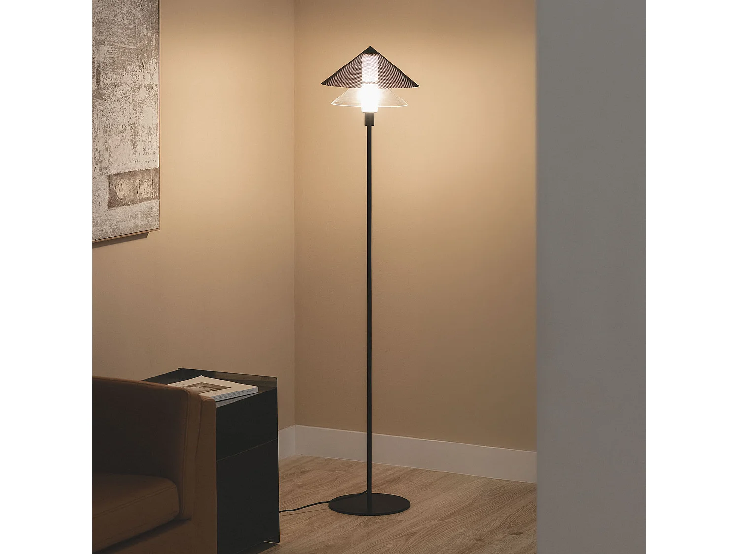 Lampadaire Métal Hesper Noir