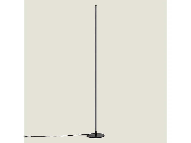 Lampadaire LED 27W Métal Meghri Noir