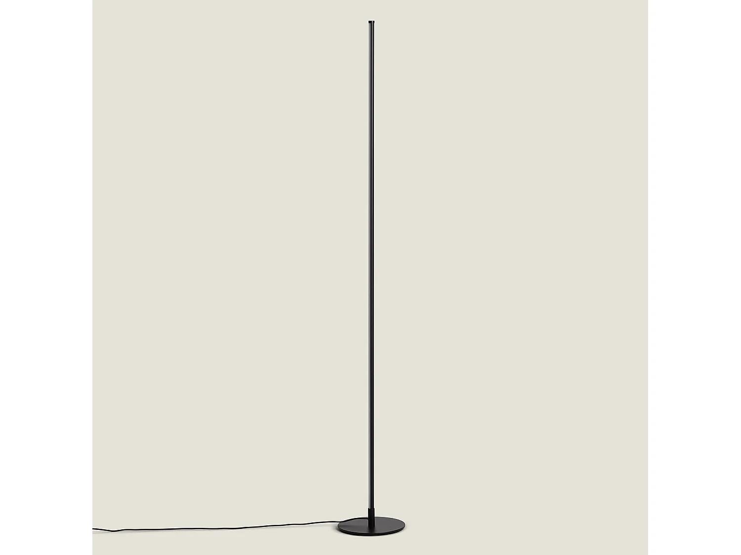 Lampada da Terra LED 27W Metallo Meghri Nero