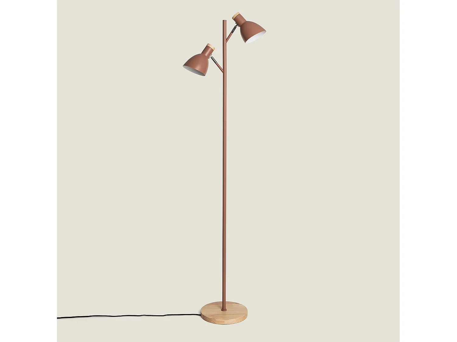 Lampada da Terra Metallo Luxo Marrone