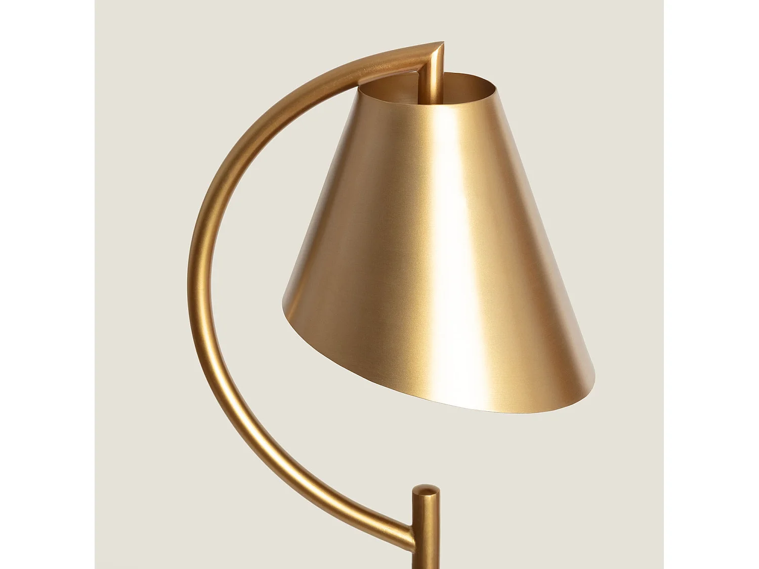 Lampadaire Métal Edern. Doré