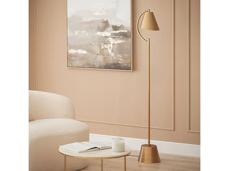 Lampada da Terra Metallo Edern Oro