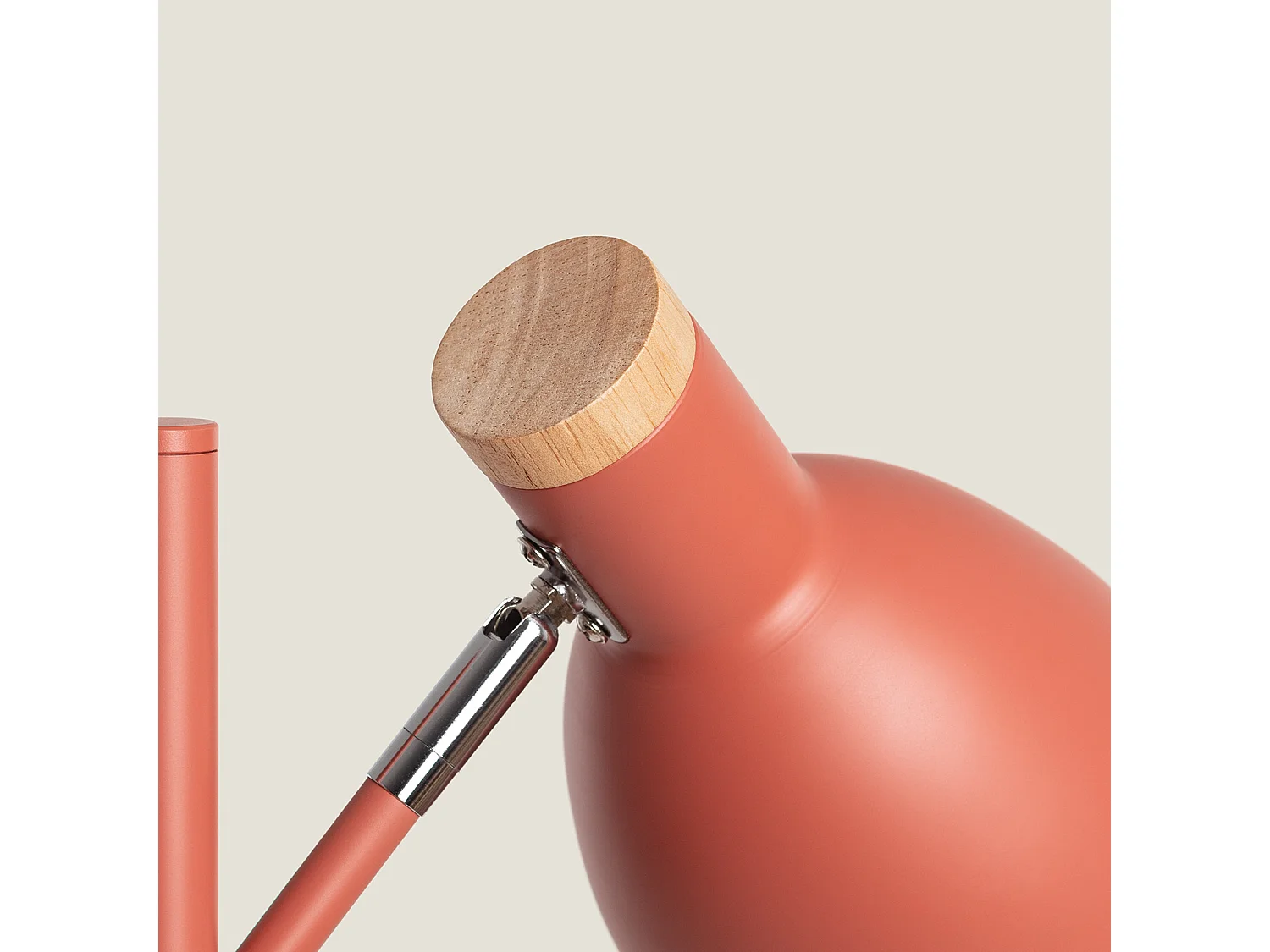 Lámpara de Pie Metal Luxo Terracota