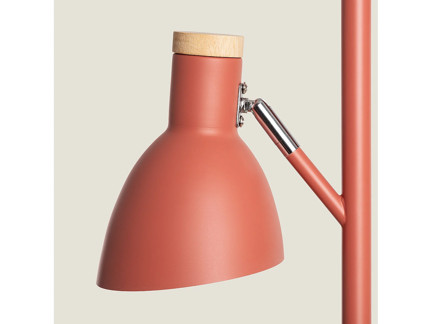 Lámpara de Pie Metal Luxo Terracota