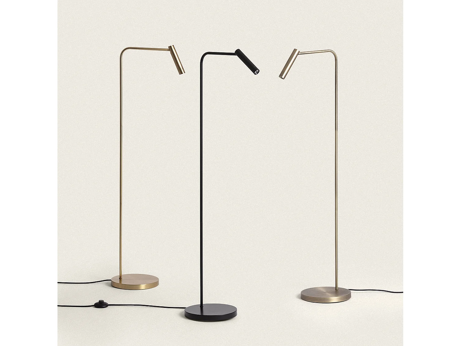 Lámpara de Pie LED 2.5W Aluminio Gazny Bronce