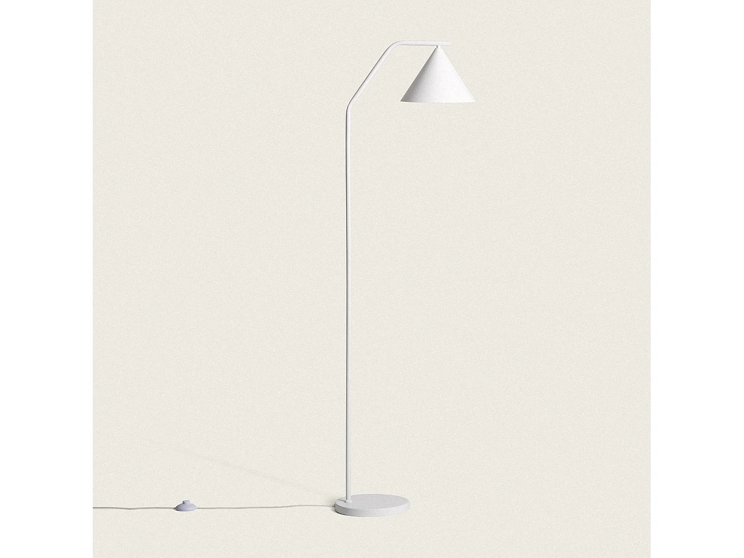 Lampadaire LED 8W Métal Elise Blanc