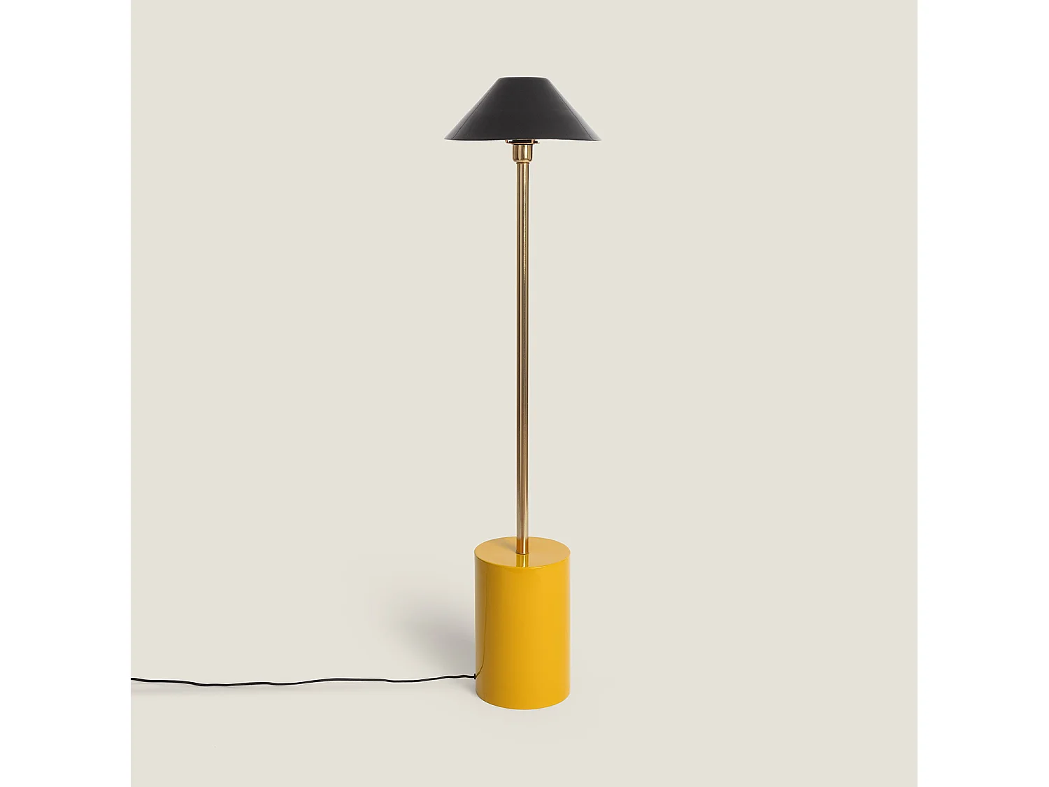 Lampadaire Métal Brijesh Jaune