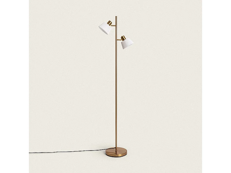 Lampadaire Métal Magda Blanc