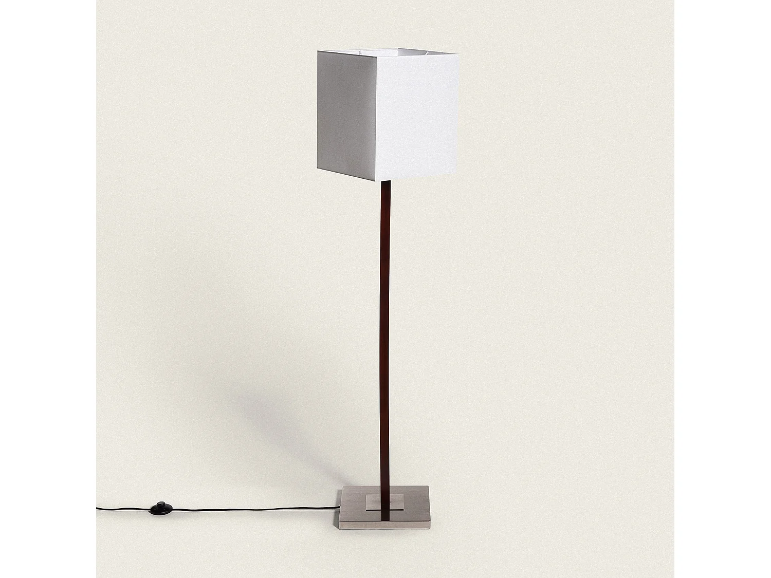 Lampadaire Métal Lizza Blanc