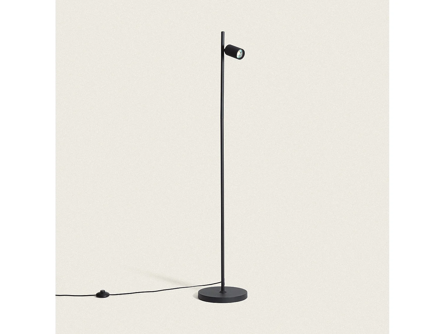 Lampadaire Aluminium Aritz Noir