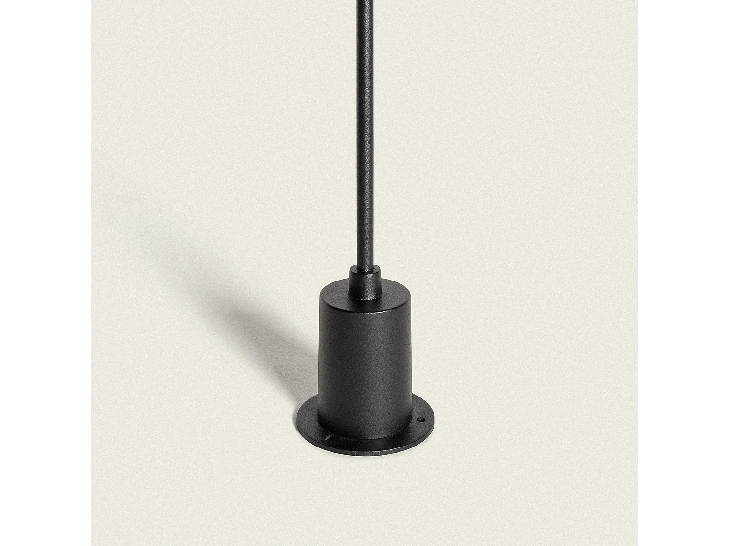 Balise Extérieure LED 6.5W en Saillie sur Pied 60cm Dipdey Noir