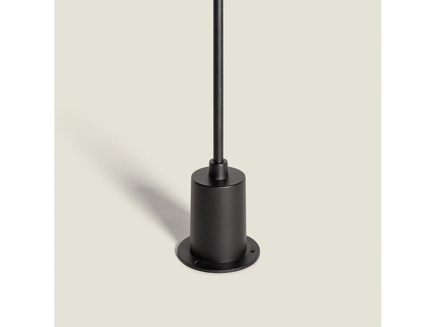 Balise Extérieure LED 6.5W en Saillie sur Pied 60cm Dipdey Noir