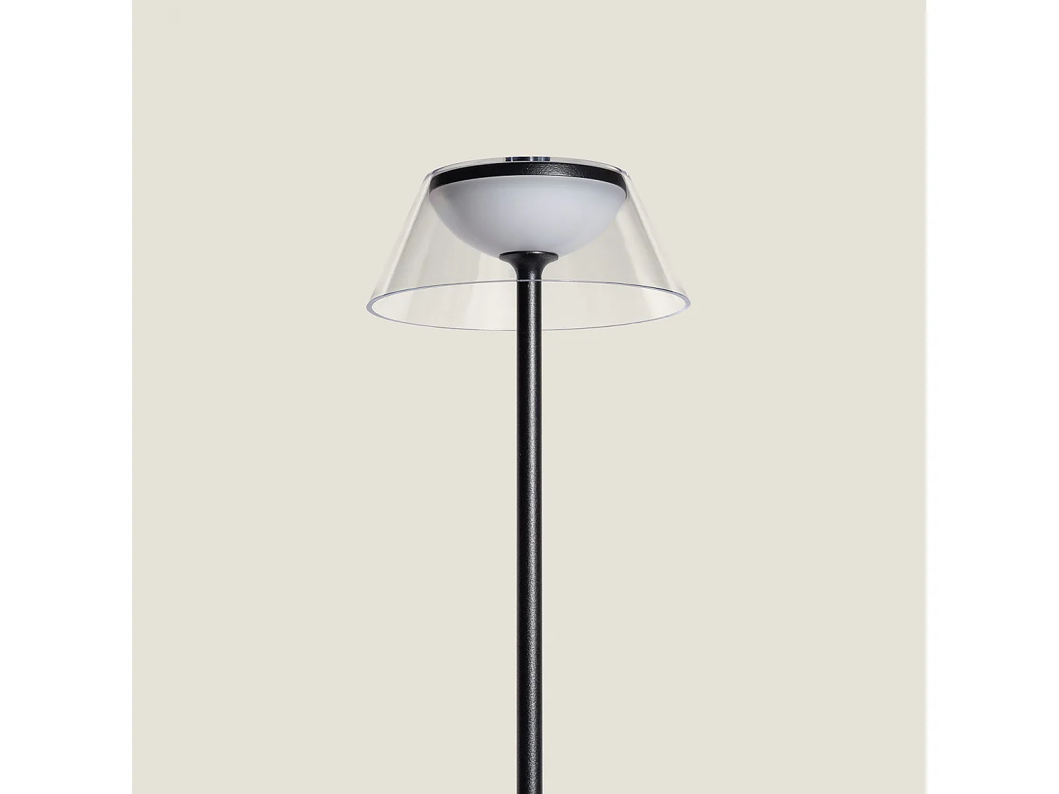 Balise Extérieure LED 6.5W en Saillie sur Pied 60cm Dipdey Noir