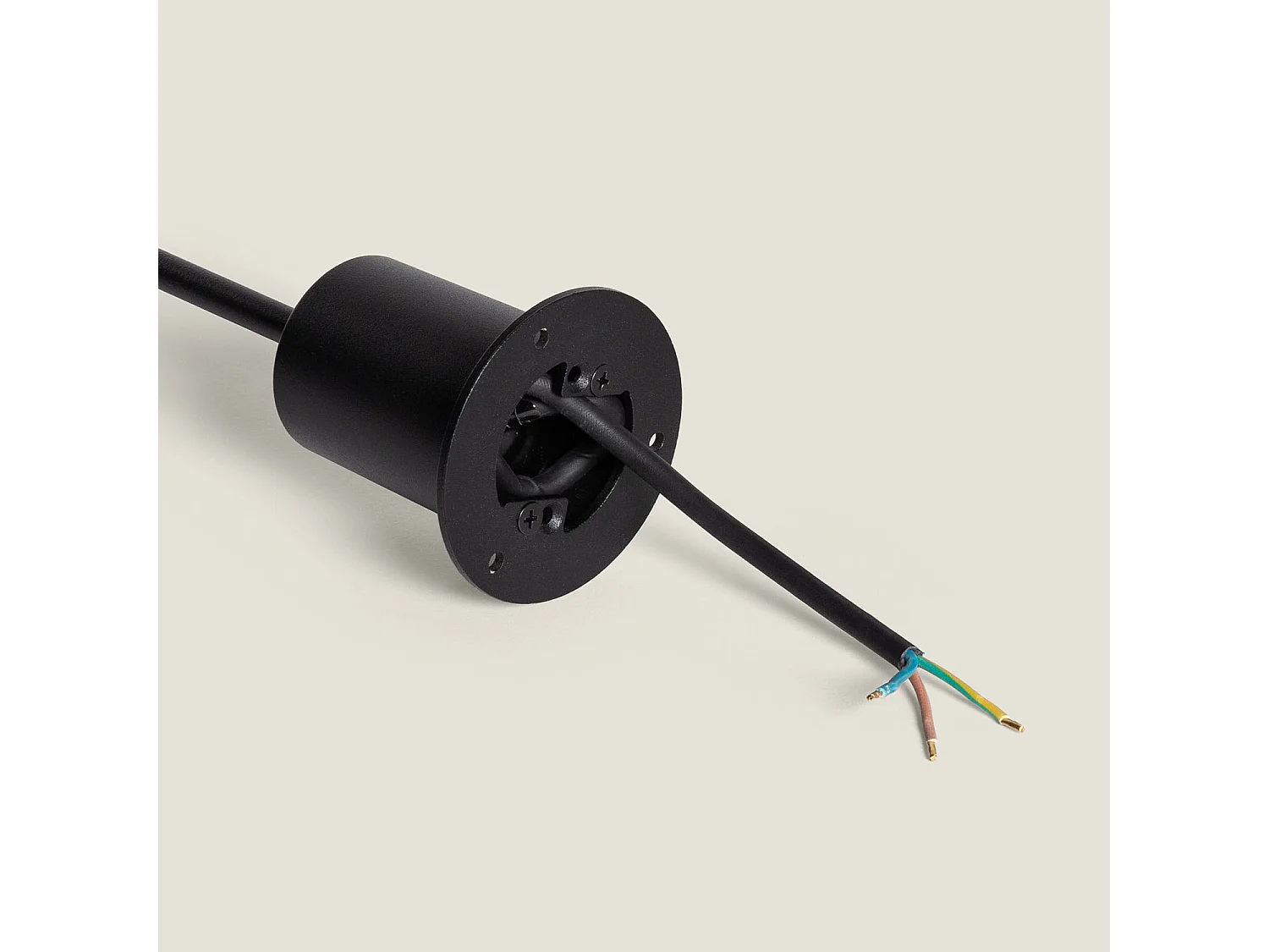 Balise Extérieure LED 6.5W en Saillie sur Pied 60cm Dipdey Noir