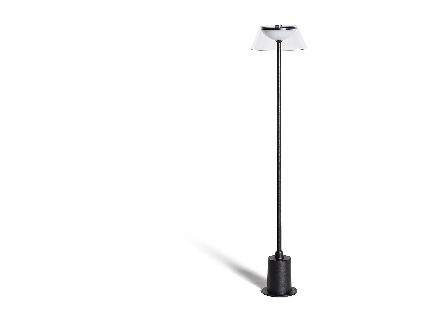 Baliza Exterior LED 6W Superficie Pie 60cm Dipley  Negro