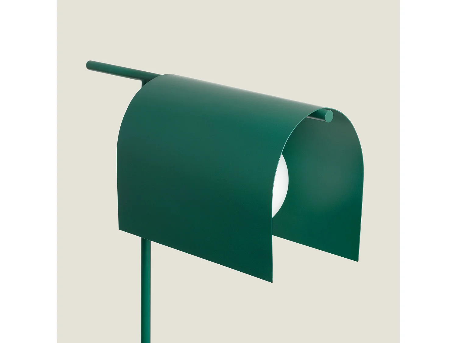 Lampada da Terra Metallo Heswall Verde