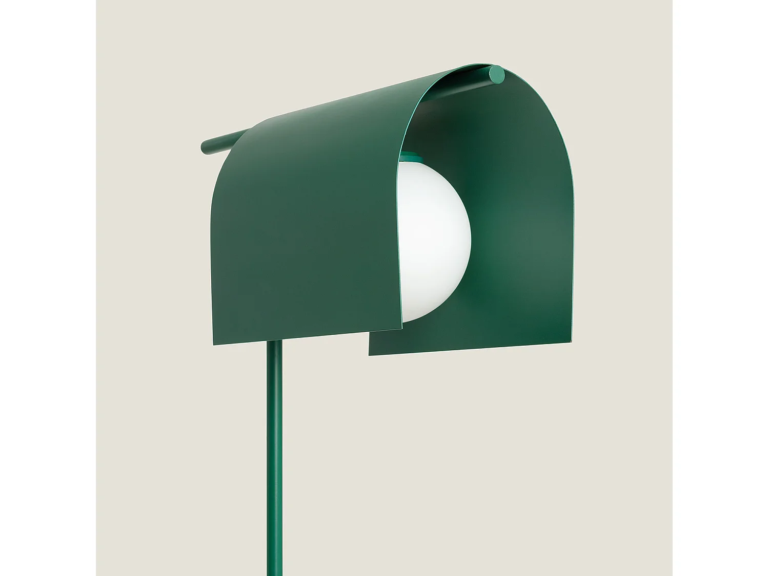 Lampada da Terra Metallo Heswall Verde