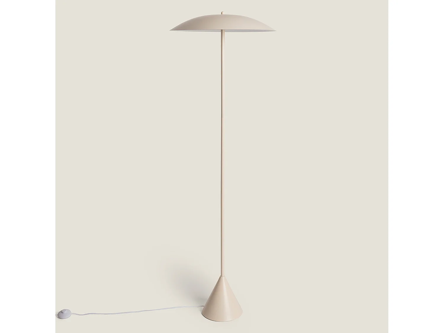 Lampadaire Métal Irmah Beige