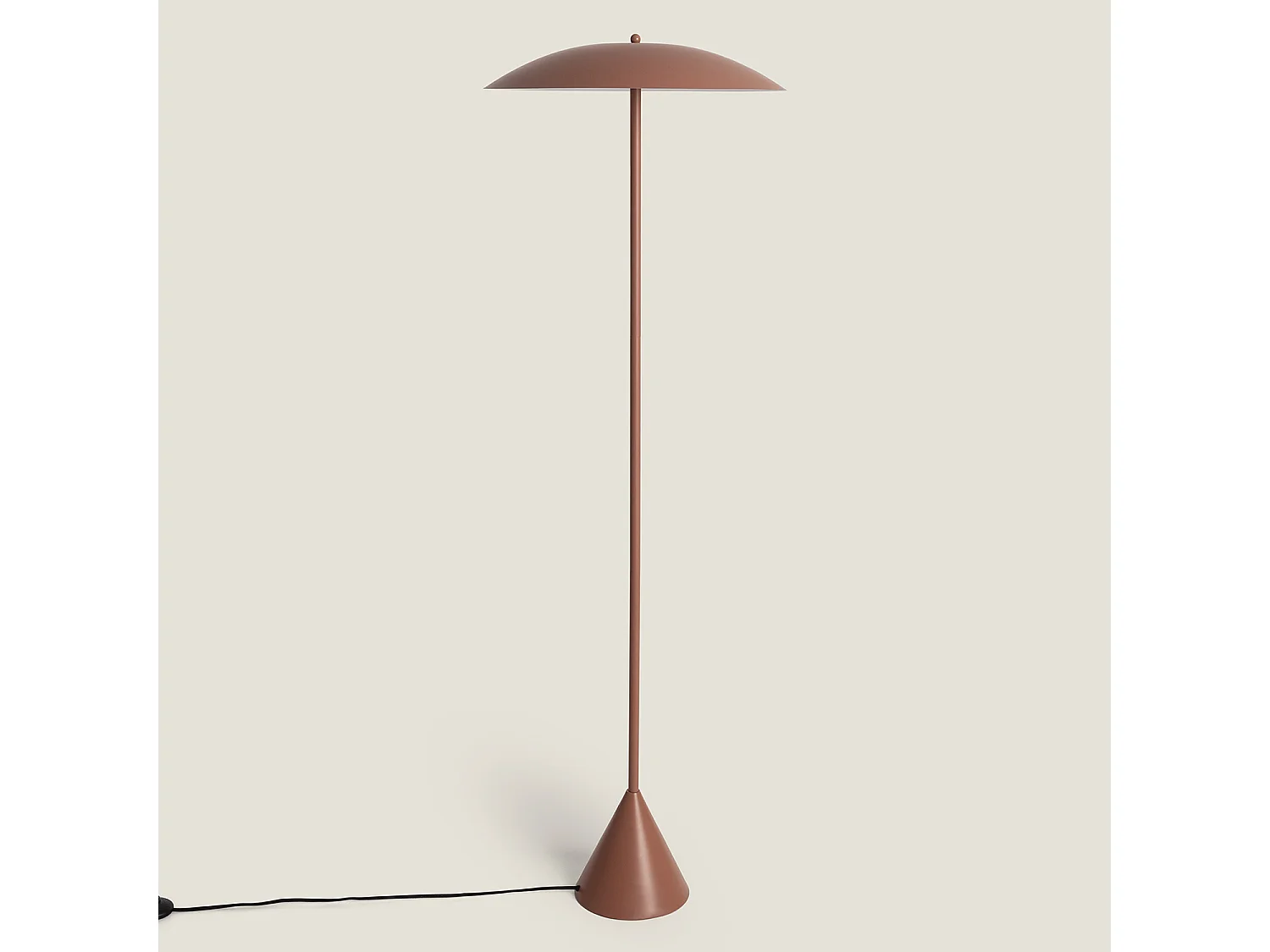 Lampada da Terra Metallo Irmah Marrone