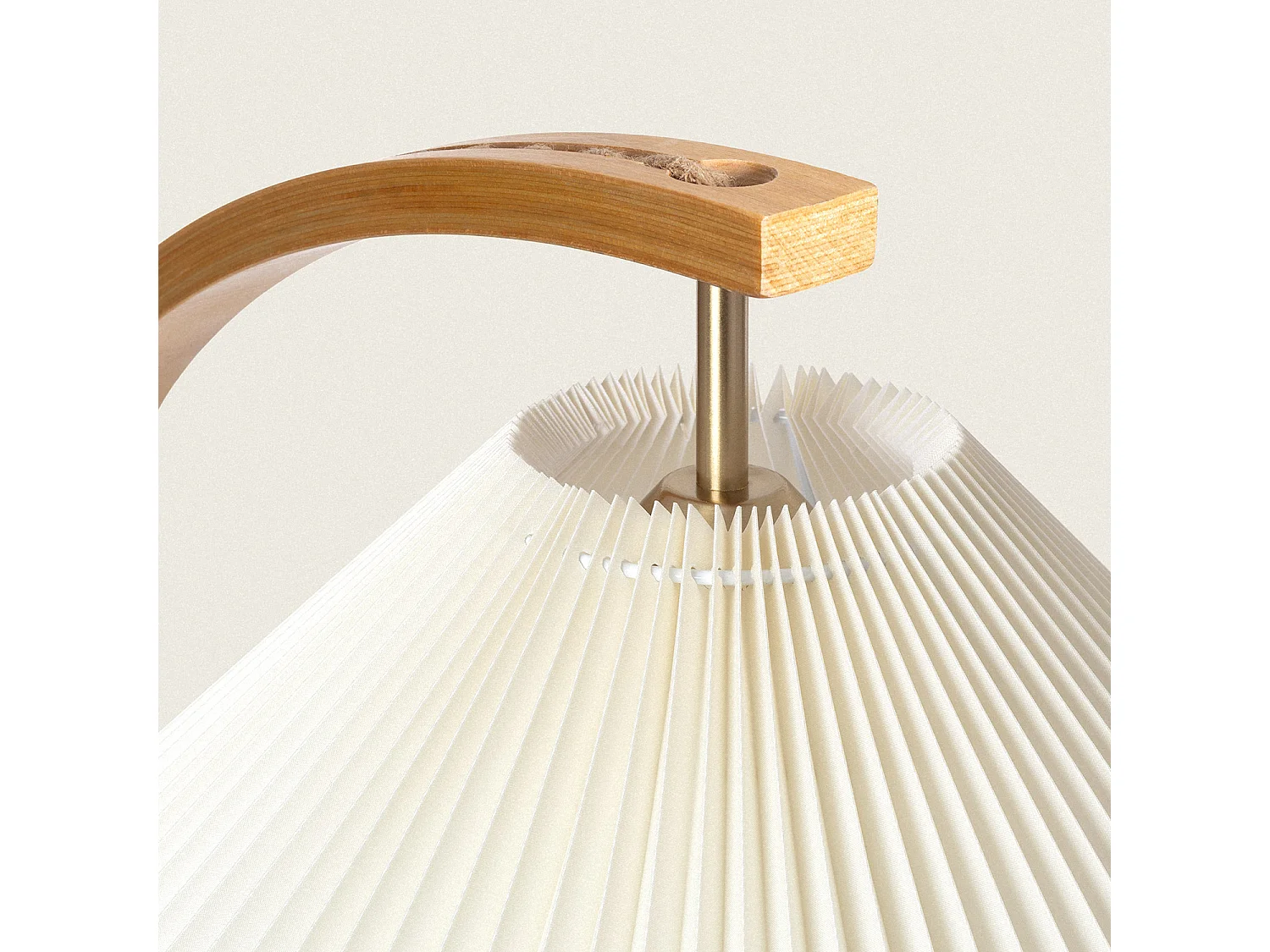 Lampadaire Bois Luanda Orange