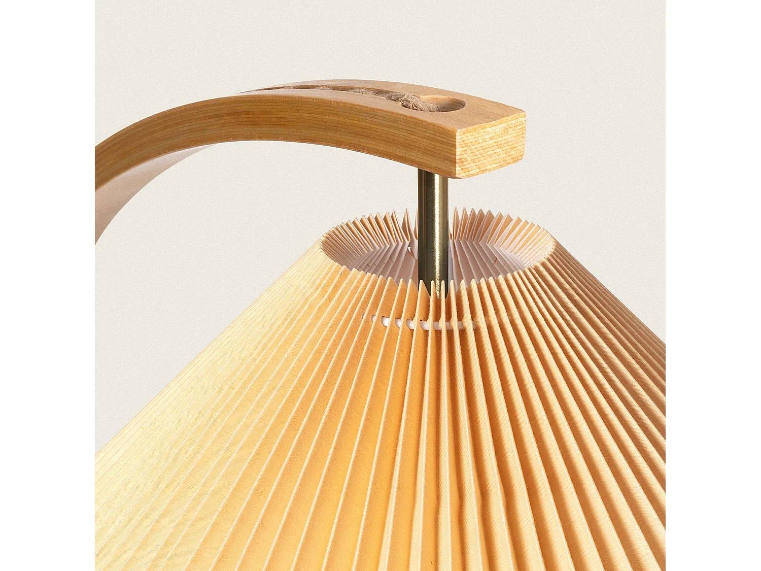 Lampadaire Bois Luanda Orange