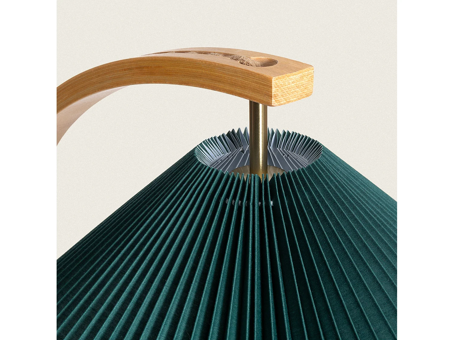 Lampadaire Bois Luanda Vert