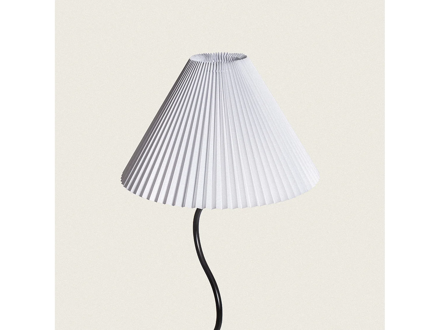 Lampada da Terra Metallo Denahi Bianco