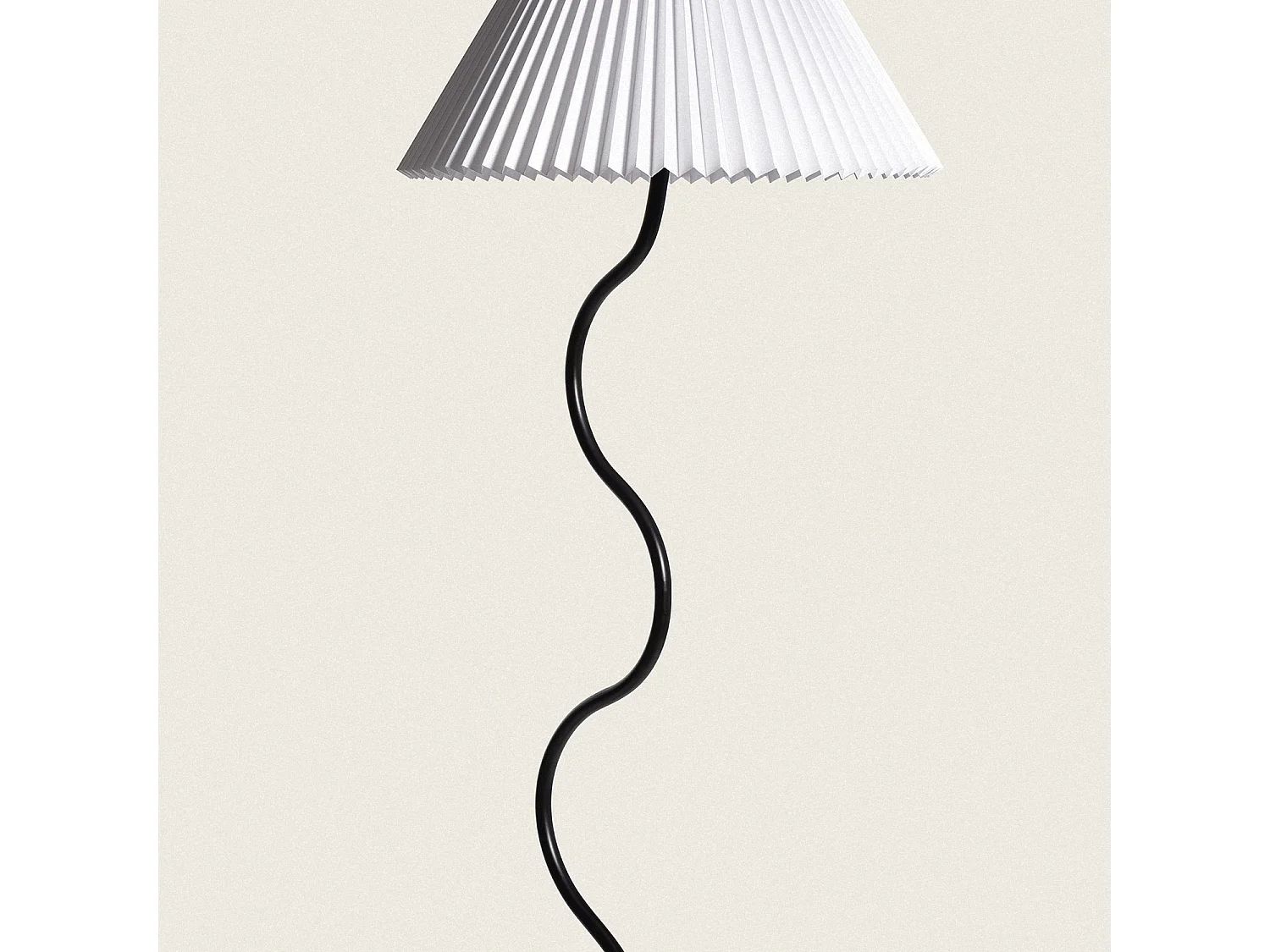 Lampada da Terra Metallo Denahi Bianco