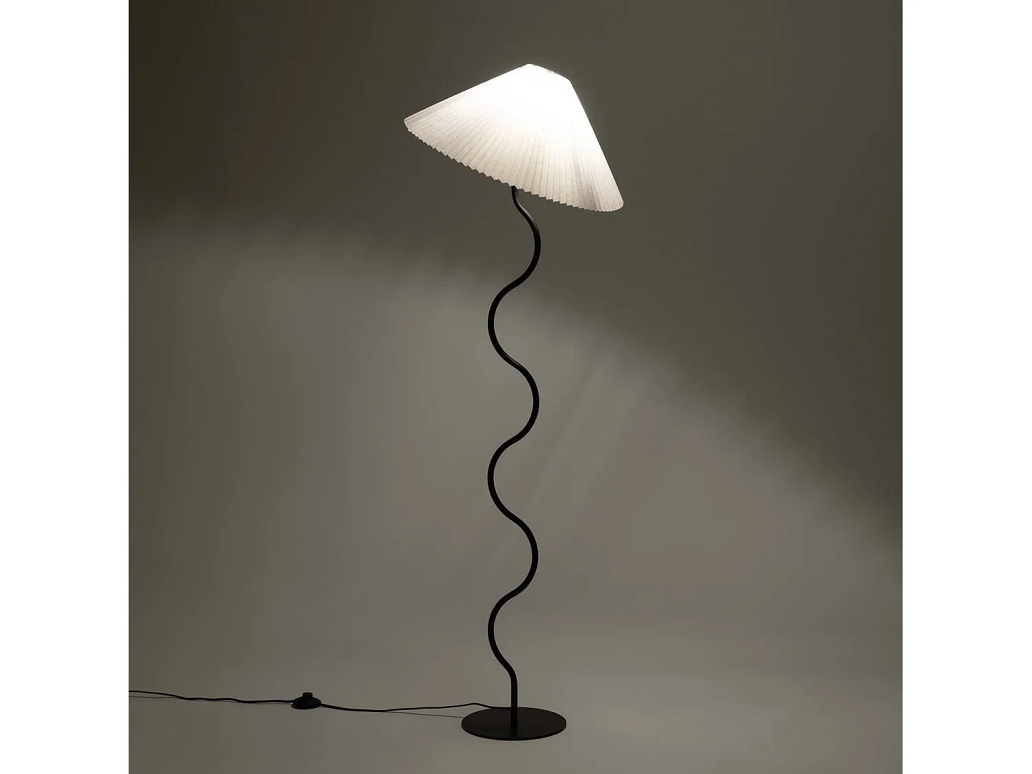 Lampadaire Métal Denahi Blanc