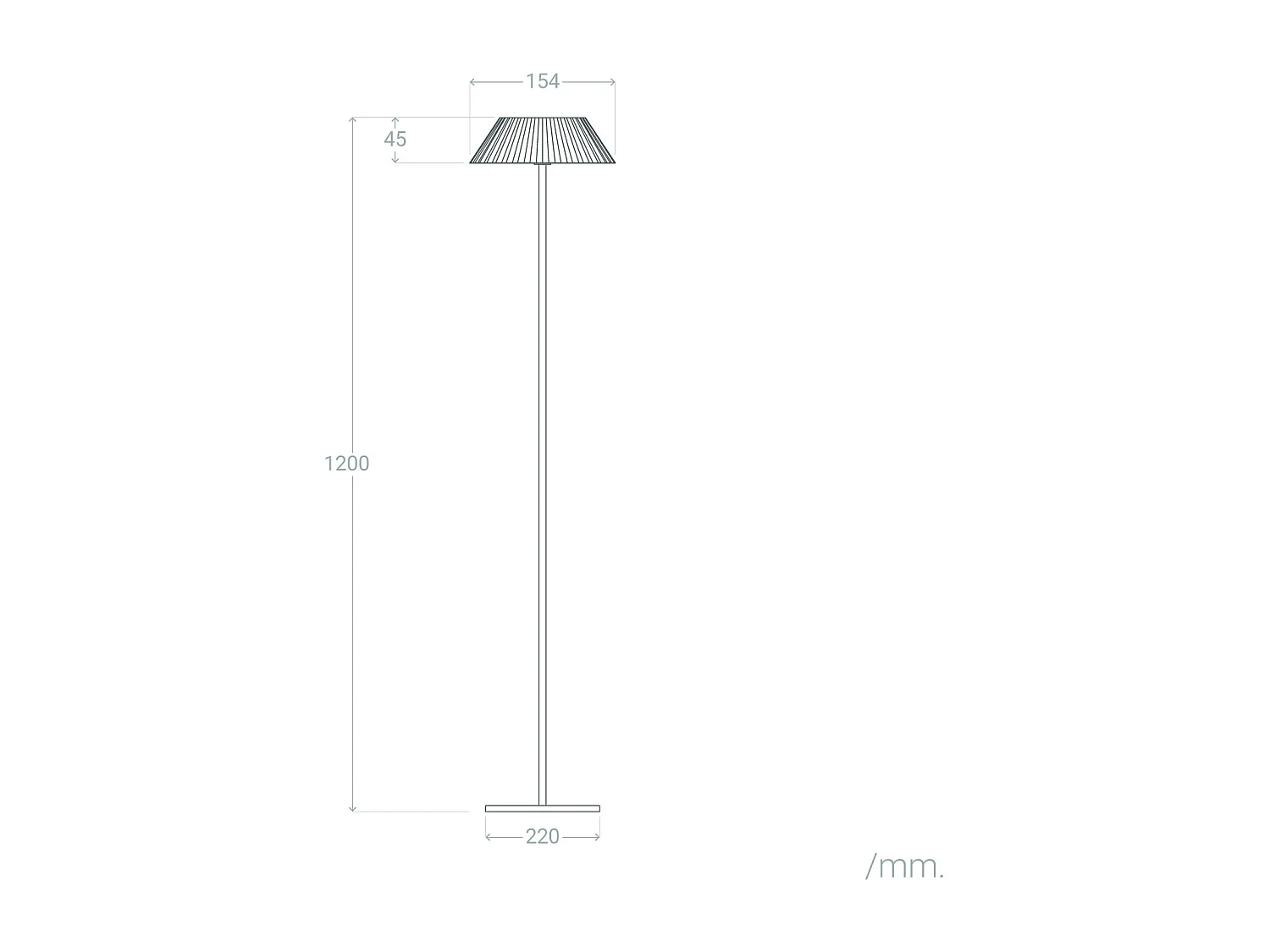 Lámpara de Pie LED Portátil Exterior con Batería USB Recargable Hoima Beige
