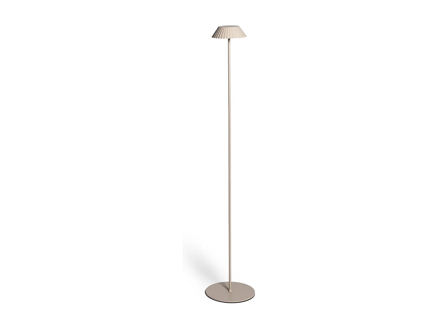 Lampada da Terra LED 2W Portatile con Batteria USB Ricaricabile Hoima Beige