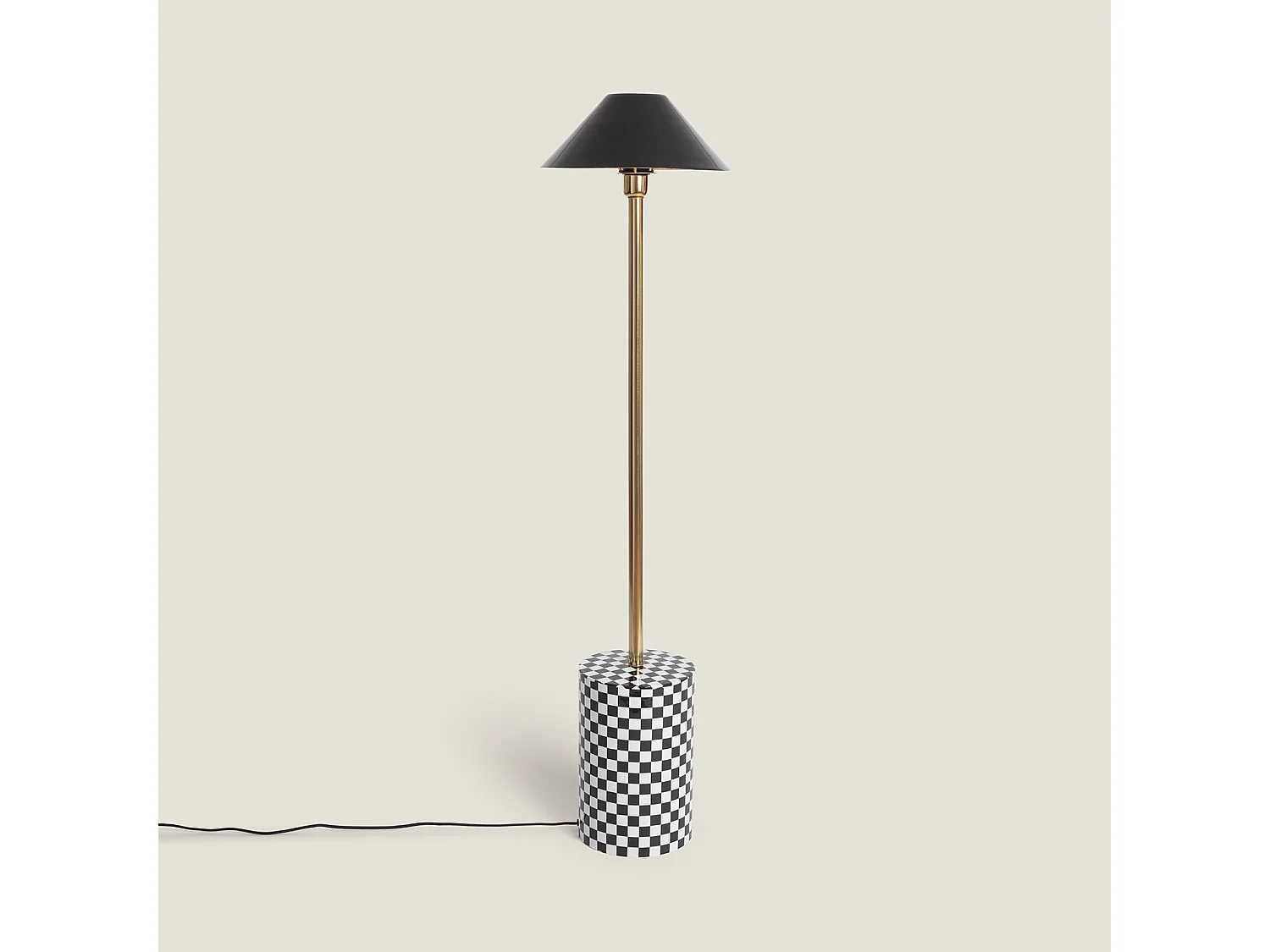 Lampadaire Métal Brijesh Noir