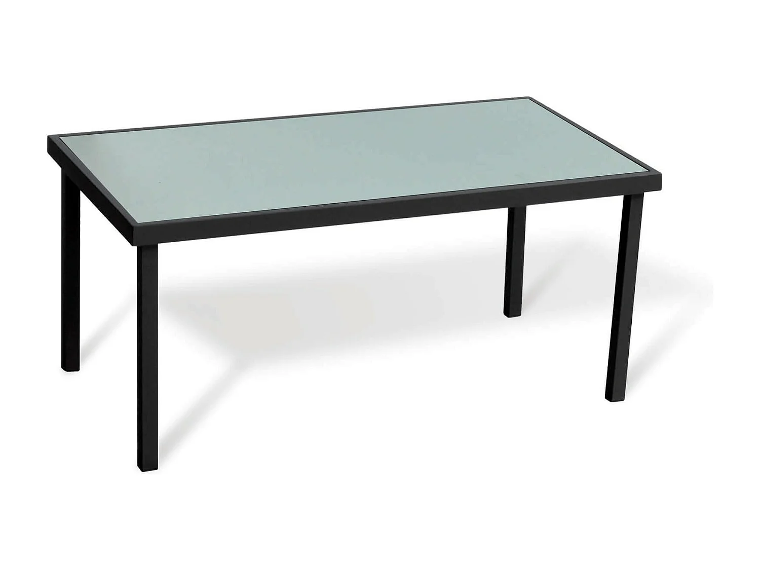 Salotto da Giardino Rebecca Mobili Rawal 75x110x58 Acciaio Poliestere Grigio Chiaro Antracite Moderno SET 4 pz