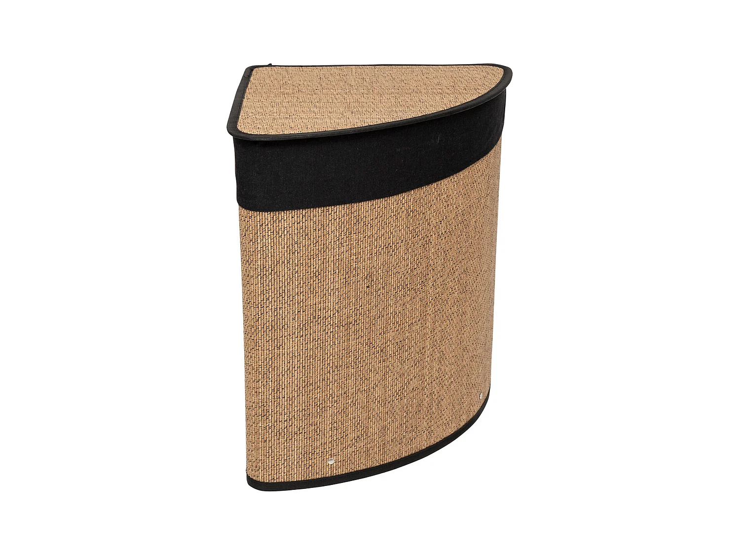 Panier à Linge d'Angle en Bambou "Tony" 48L Naturel