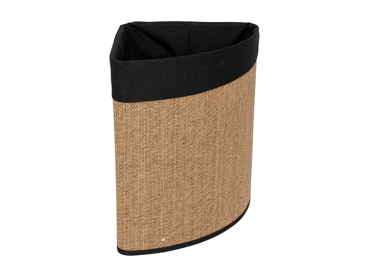 Panier à Linge d'Angle en Bambou "Tony" 48L Naturel