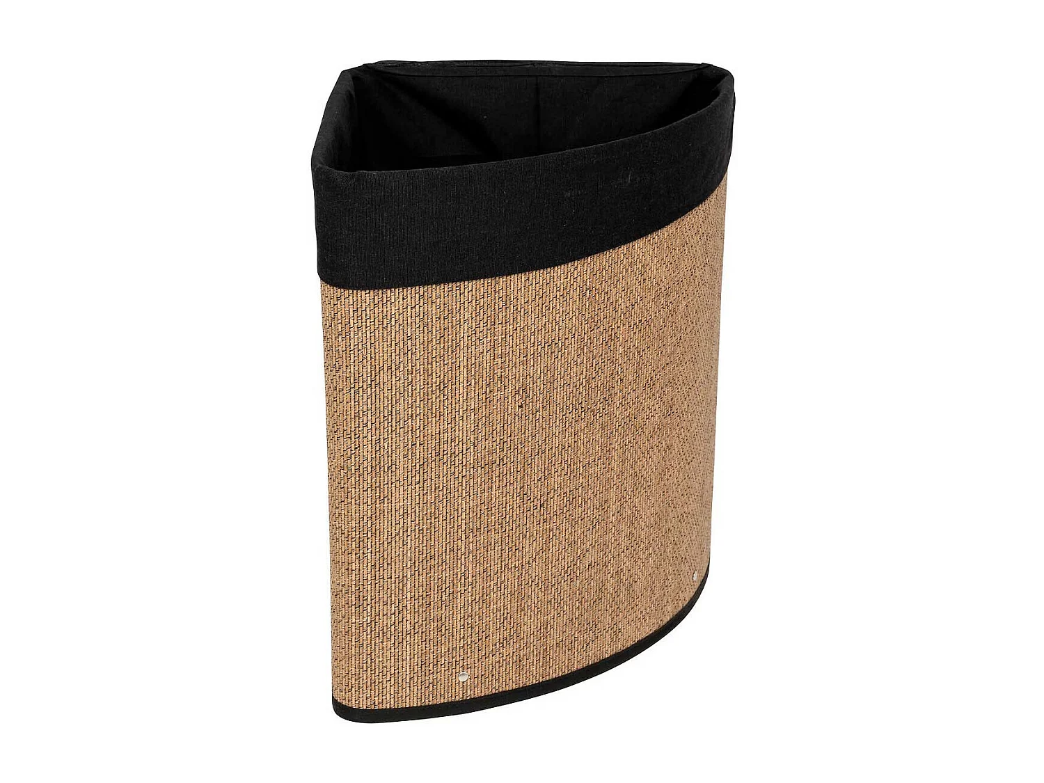 Panier à Linge d'Angle en Bambou "Tony" 48L Naturel