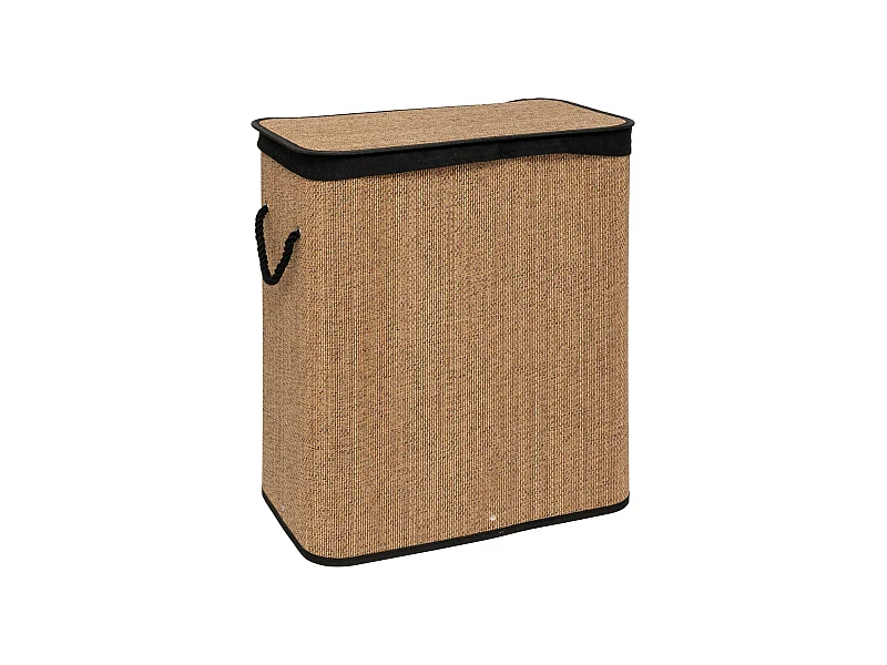 Ein funktionaler und natürlicher Wäschekorb 52 x 32 x 63 cm