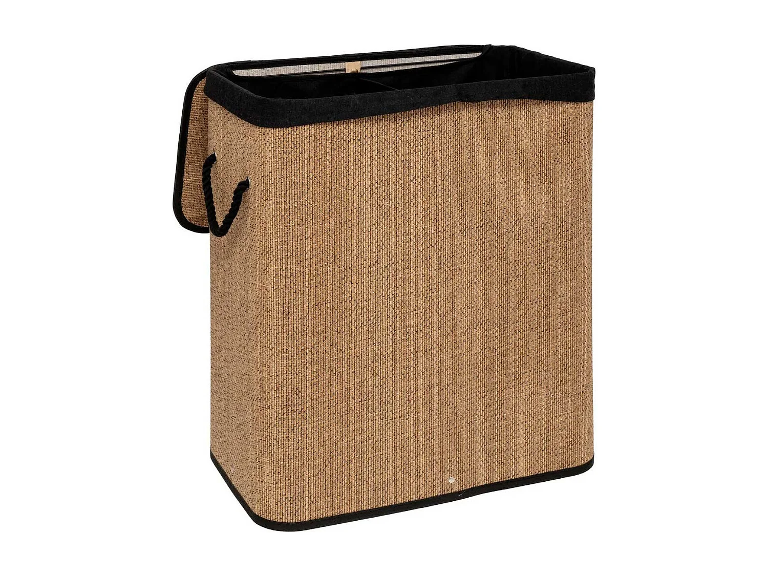 Ein funktionaler und natürlicher Wäschekorb 52 x 32 x 63 cm