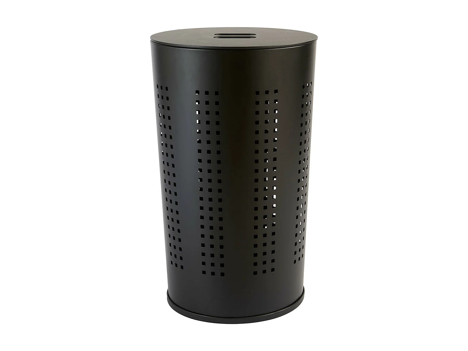 Corbeille à Linge en Métal "Glass" 45L Noir