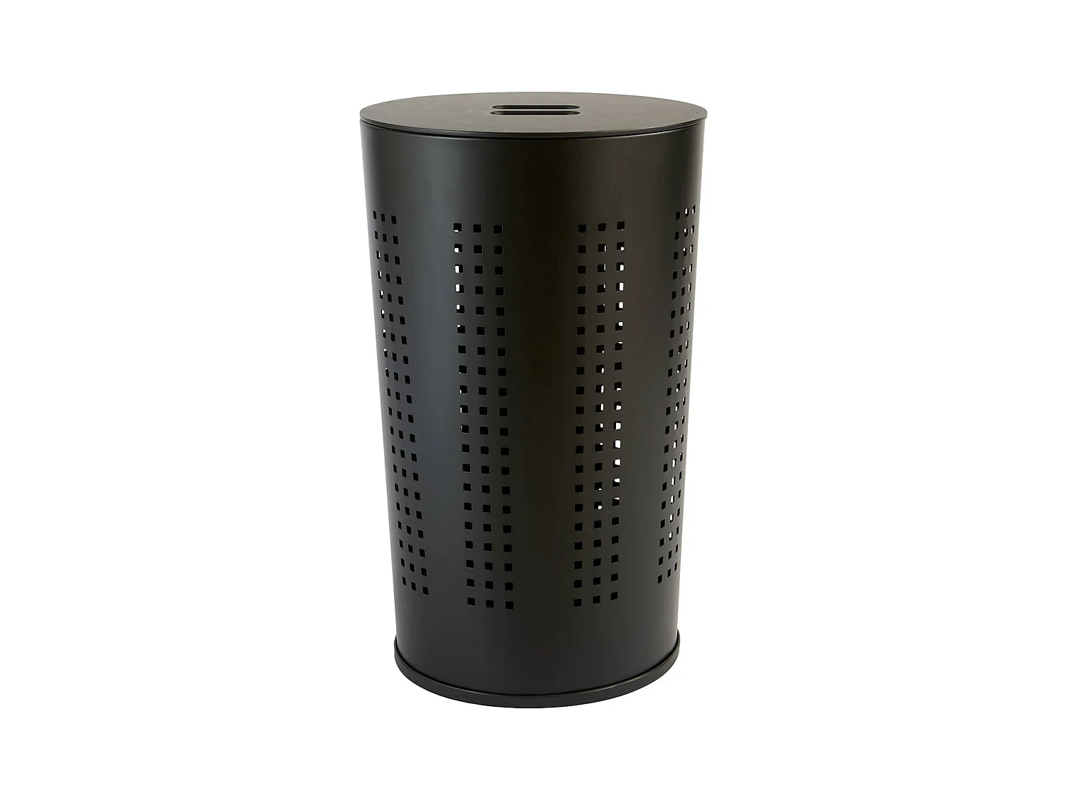 Corbeille à Linge en Métal "Glass" 45L Noir