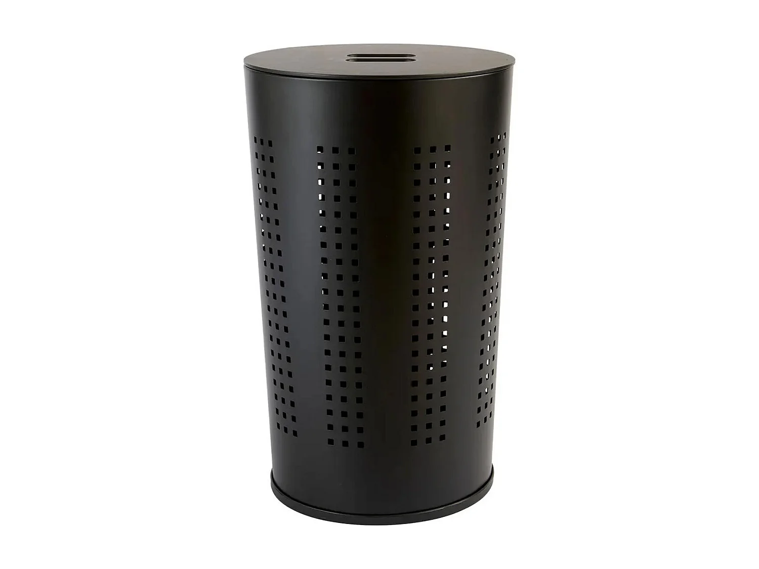 Corbeille à Linge en Métal "Glass" 45L Noir