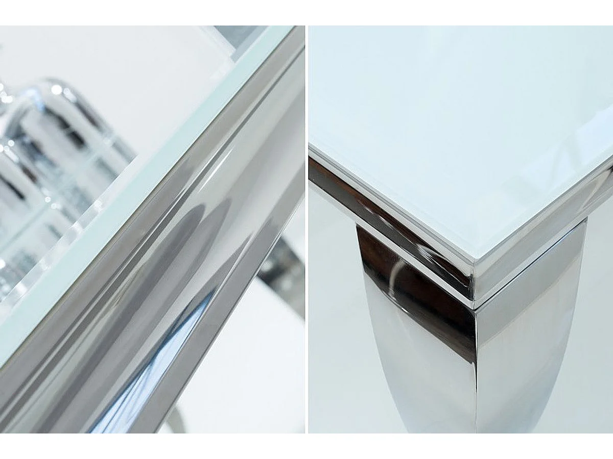 Mesa de Cristal Templado 160cm. Comedor o Cocina, Negro